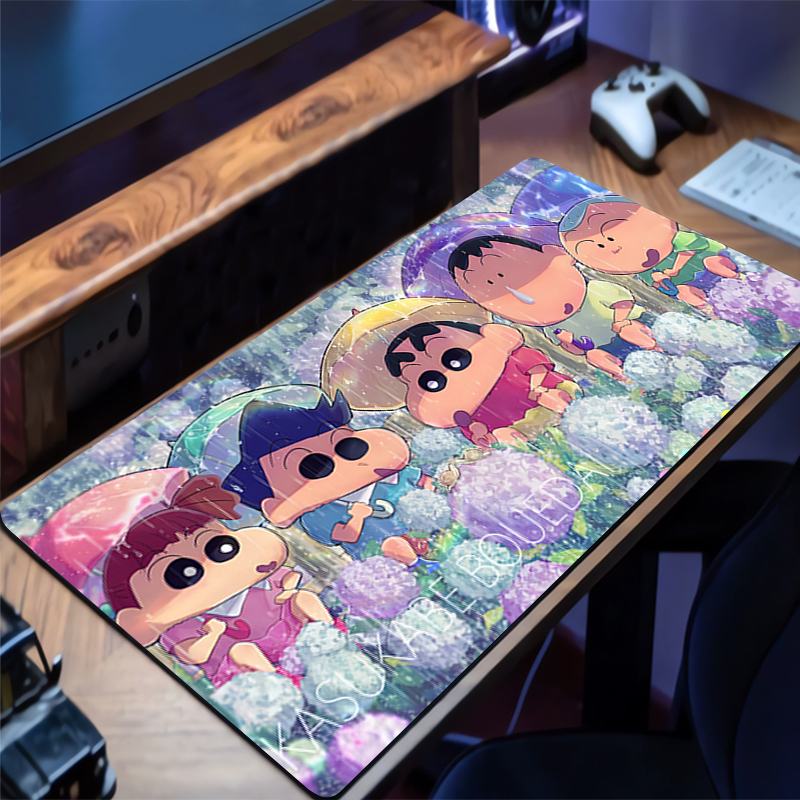 Pc Gaming Anime - Anime C-crayon Shin-chan Mouse Pad Gamer