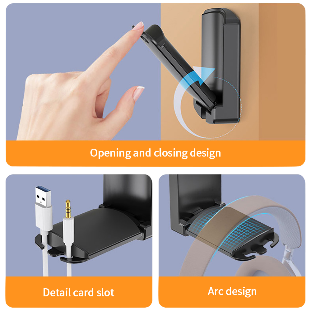 Gaming Headset - Folding Headset Stand Holder Gaming Headphones