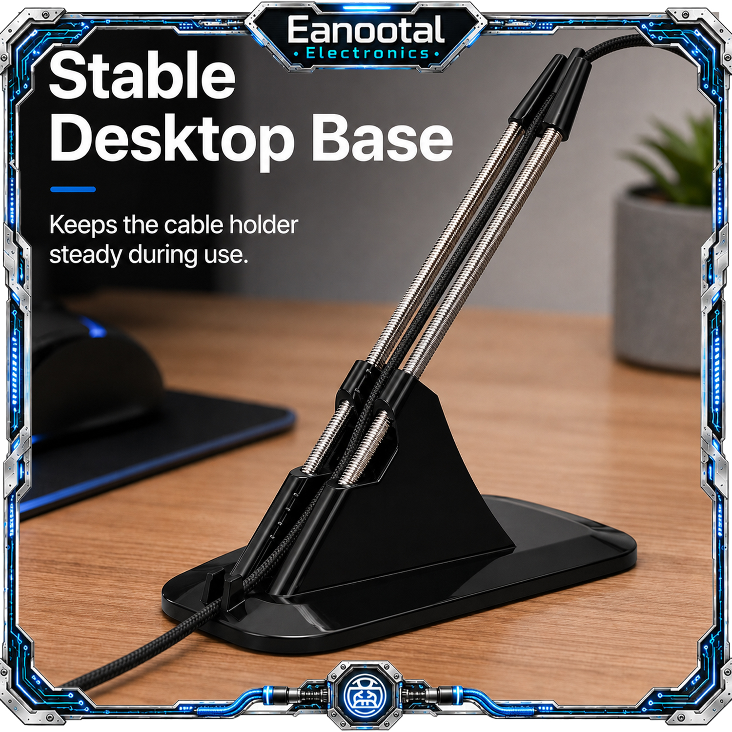 Mouse Bungee Holder - Wired Gaming Mouse Cable Holder, Dual