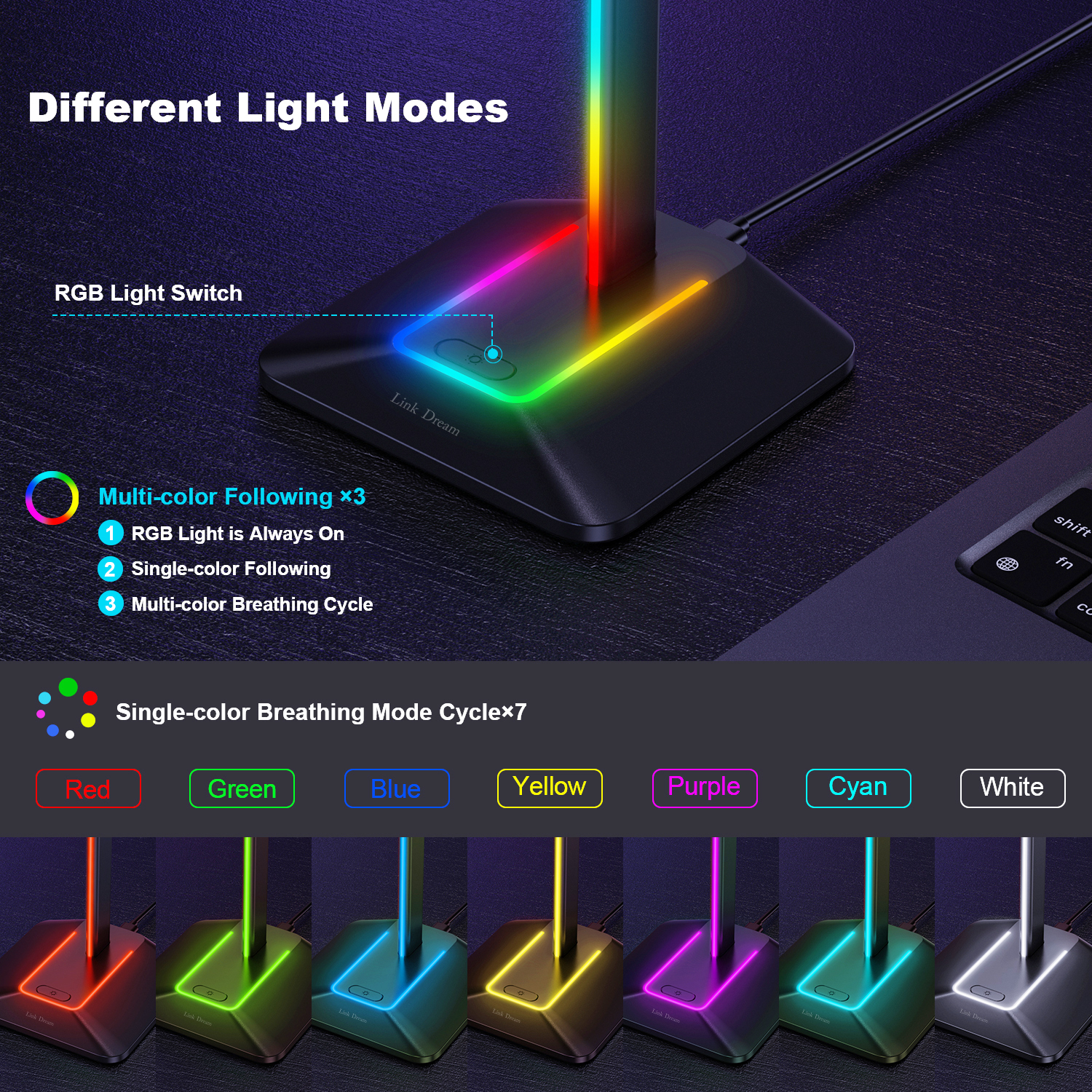 New Bee Z8 RGB Headphones Stan - Gaming Headset のレビューと価格