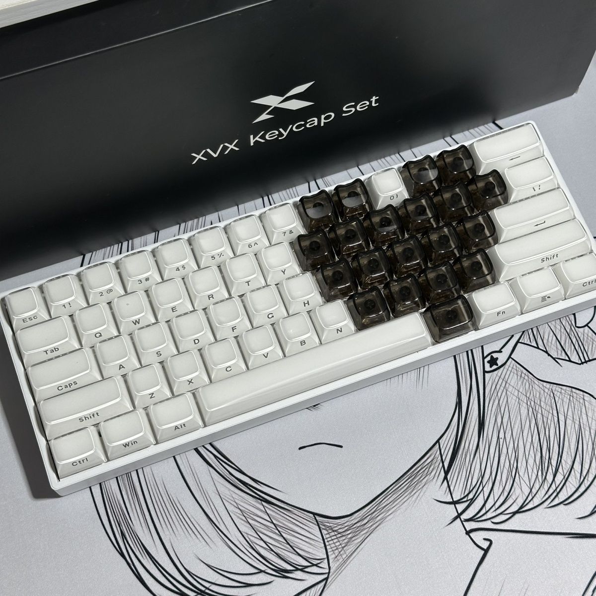20pcs 1U Keycaps with Unique C - Mouse Bungee Holder のレビューと価格