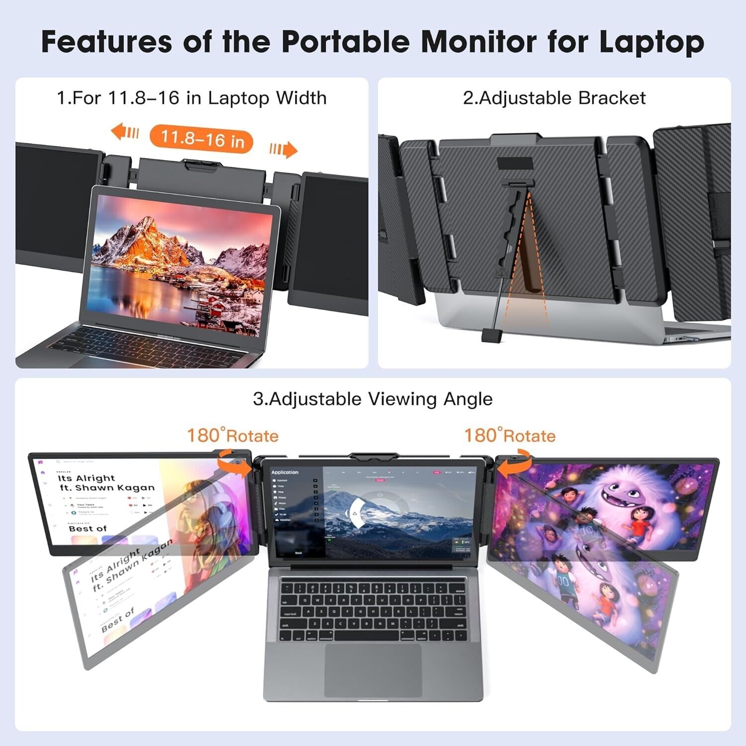 OFFIYA 14 Inch IPS 1080P FHD D - High Refresh Monitor のレビューと価格