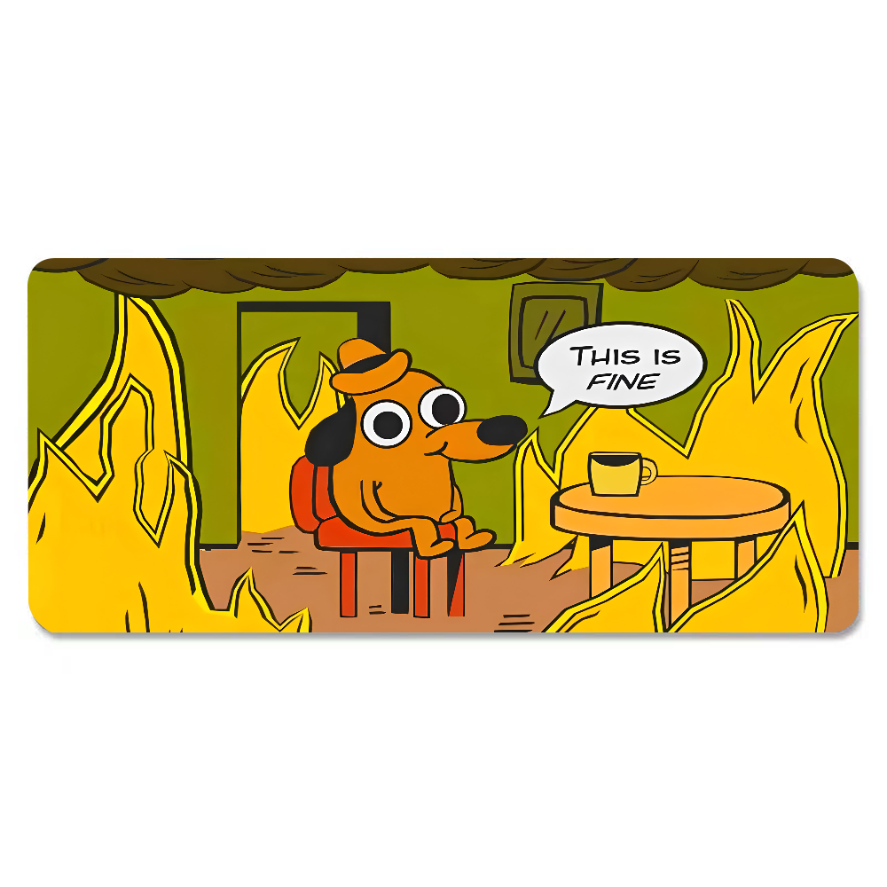 This Is Fine Dog Dachshund Mou - Pc Gaming Handheld のレビューと価格