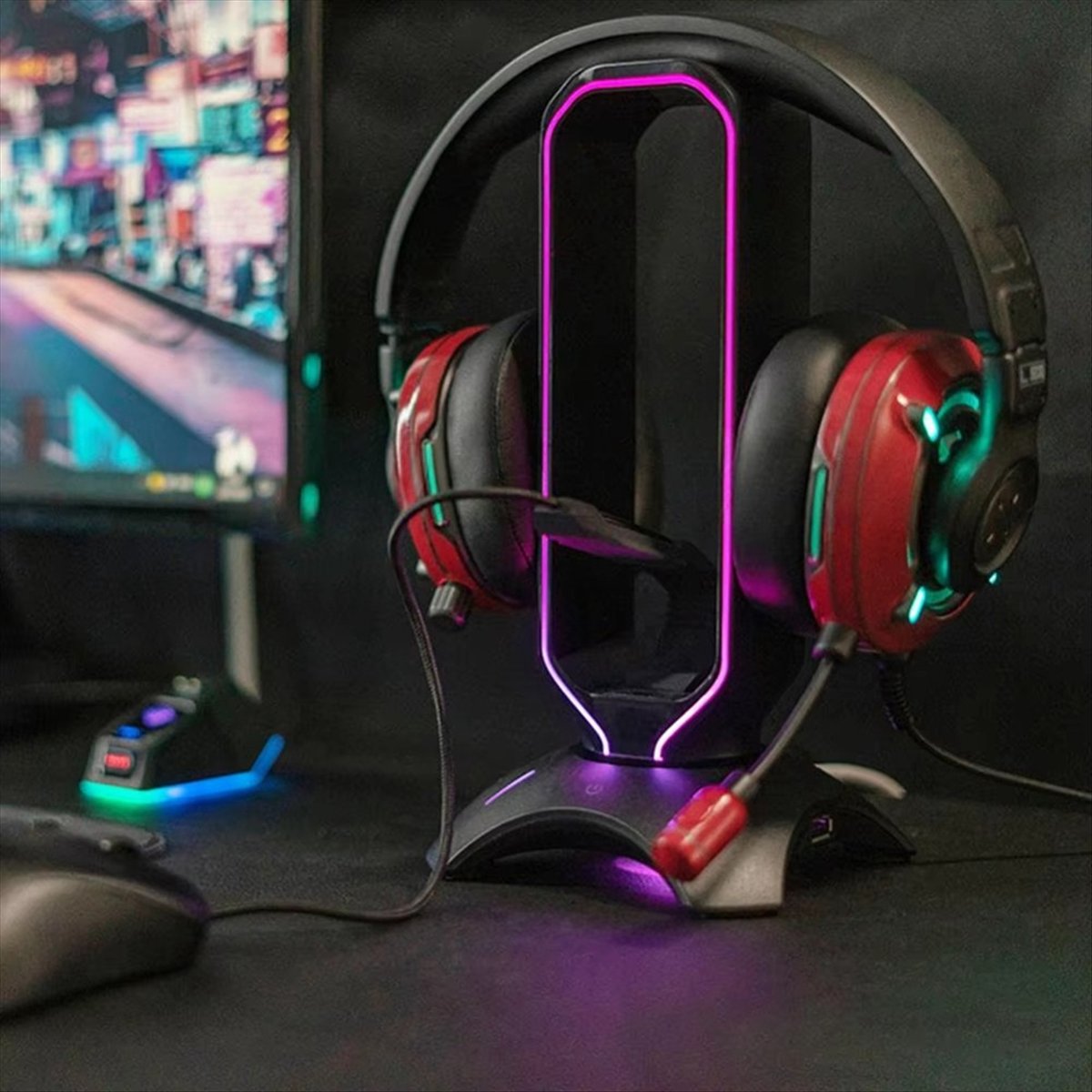 Stable- RGB Gaming Headphone S - Mouse Bungee Holder のレビューと価格