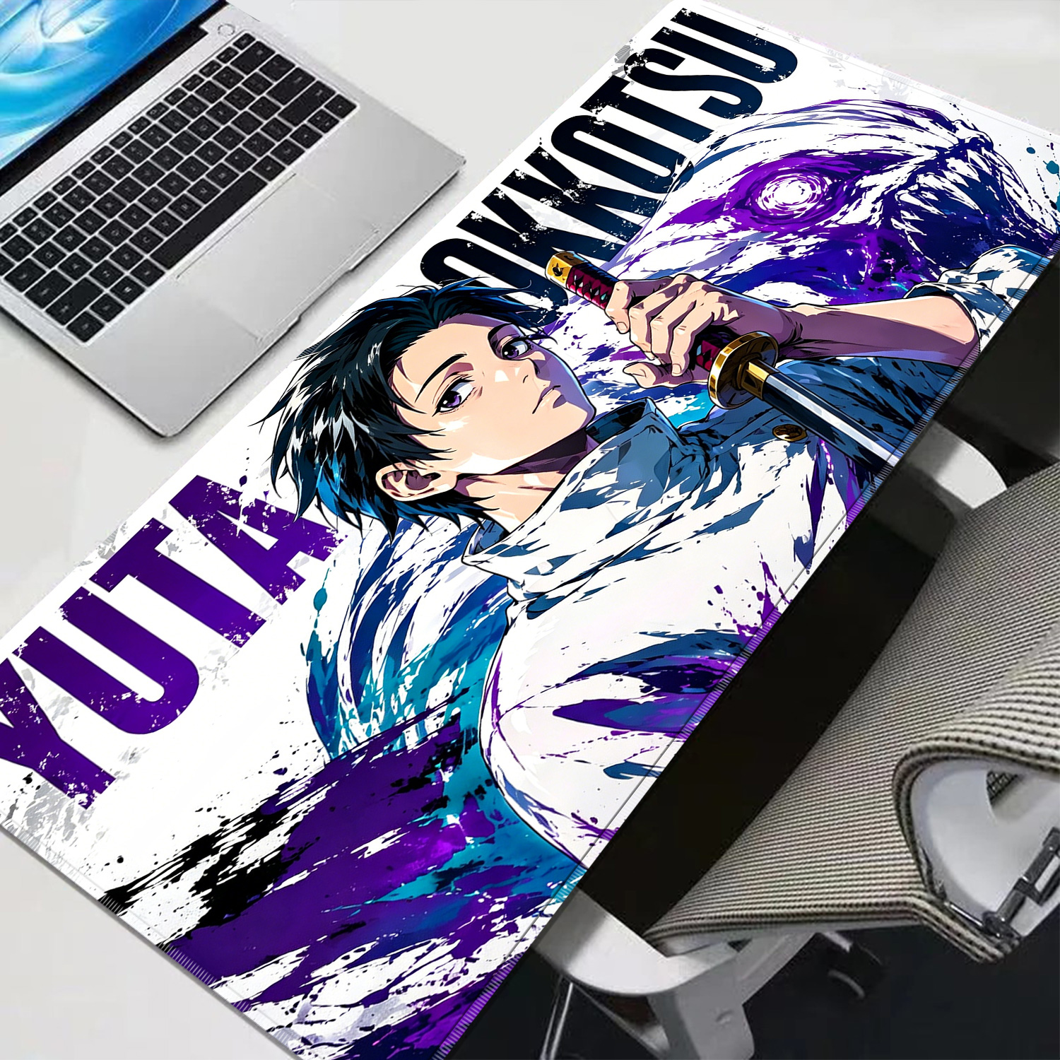HD Anime Purple Mouse Pads Yut - Pc Gaming Desk のレビューと価格