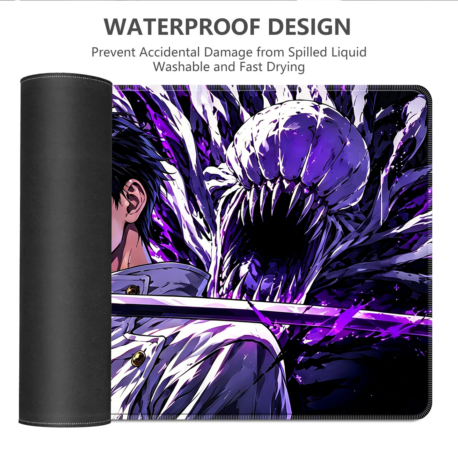 HD Anime Purple Mouse Pads Yut - Pc Gaming Desk のレビューと価格