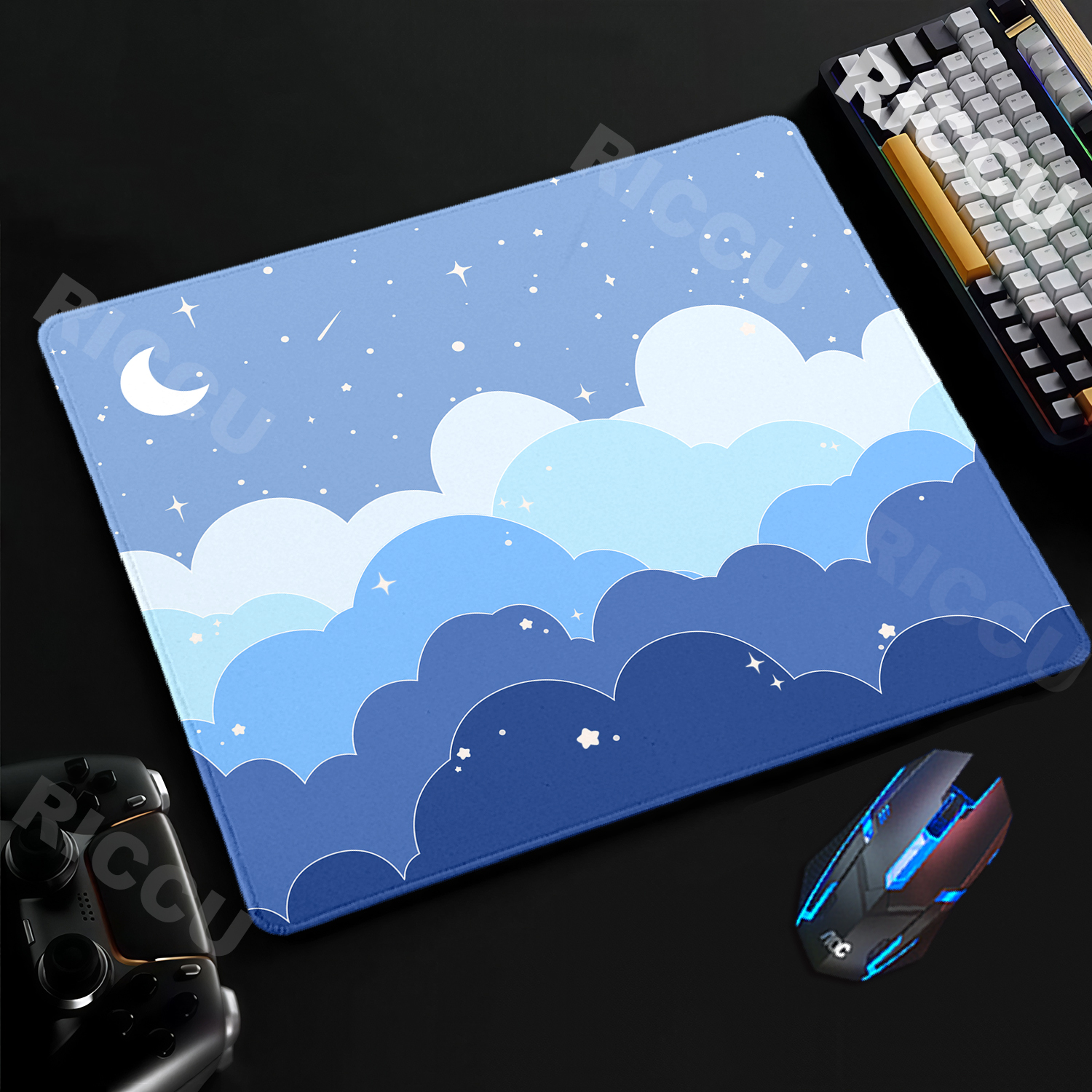 Cloud Desk Mat XS Kawaii Gamin - Pc Gaming Cloud Free のレビューと価格