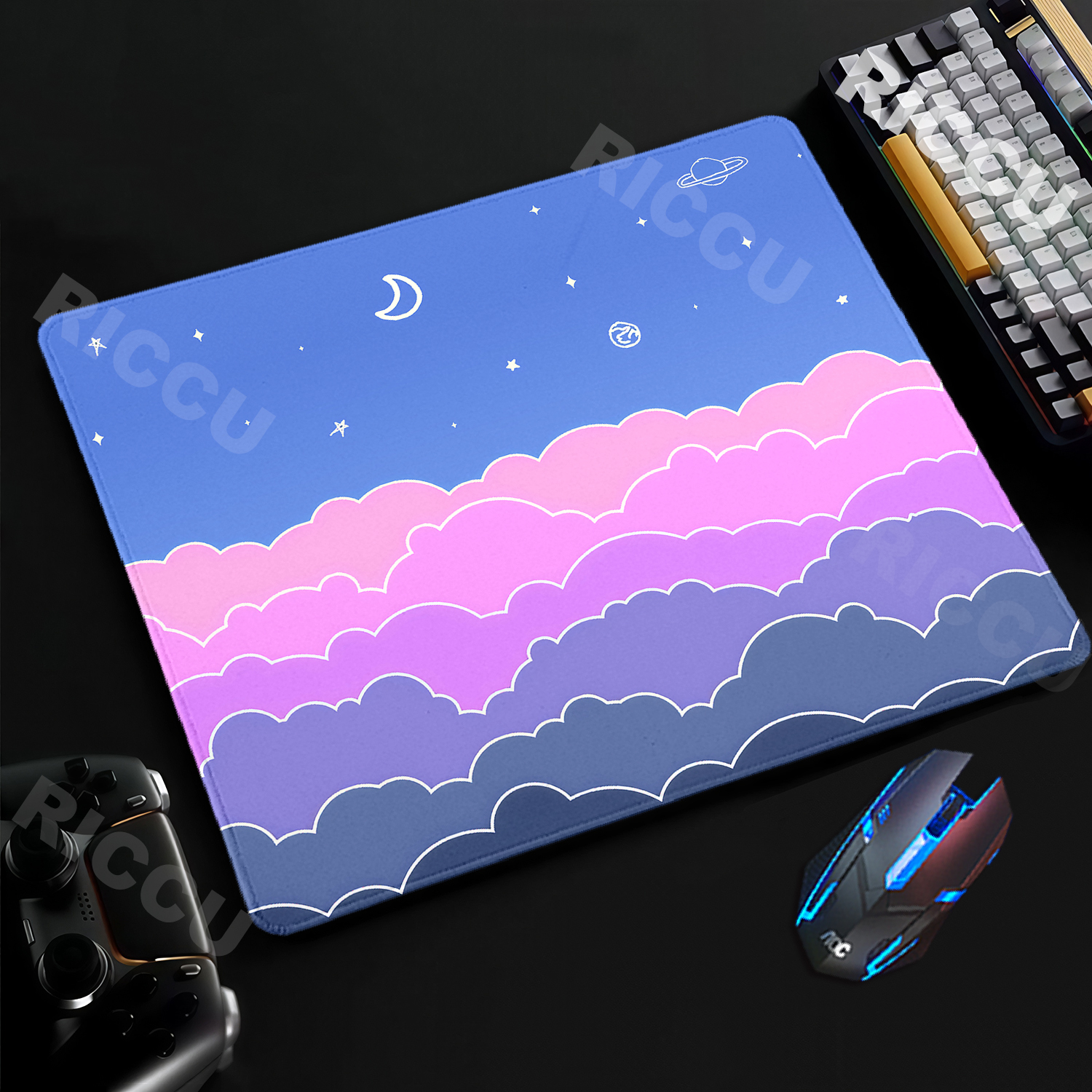 Cloud Desk Mat XS Kawaii Gamin - Pc Gaming Cloud Free のレビューと価格