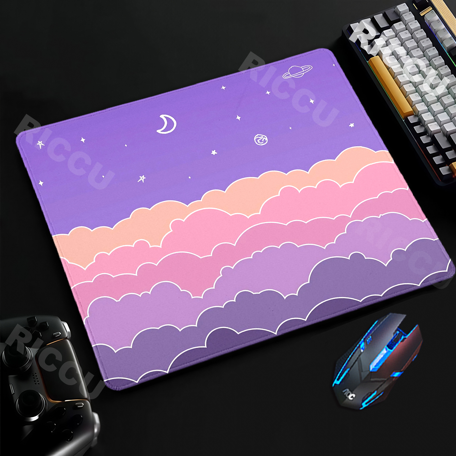 Cloud Desk Mat XS Kawaii Gamin - Pc Gaming Cloud Free のレビューと価格