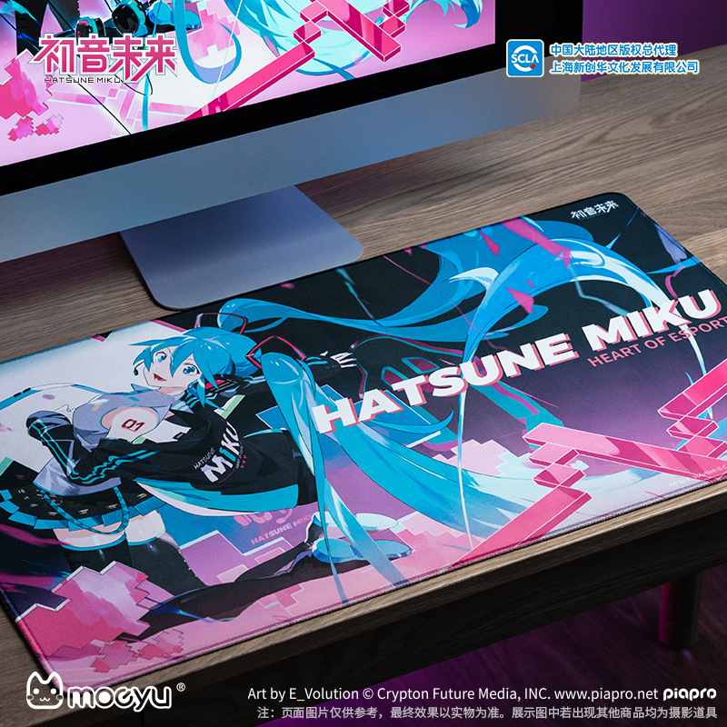 70X40CM Anime Hatsune Miku Hea - Pc Gaming Hatsune Miku のレビューと価格