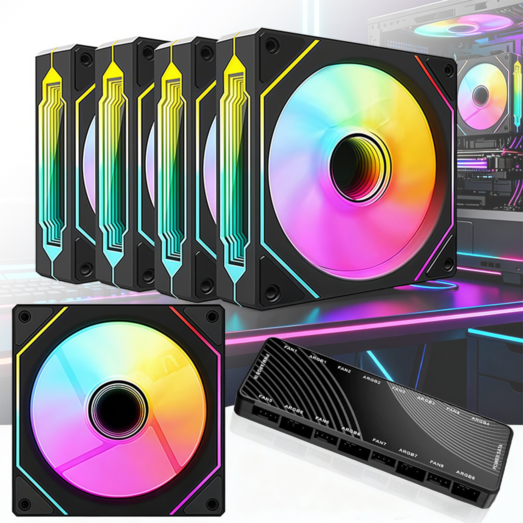 Prism 4 Pro 120mm Case Fan Com - Pc Gaming Custom のレビューと価格