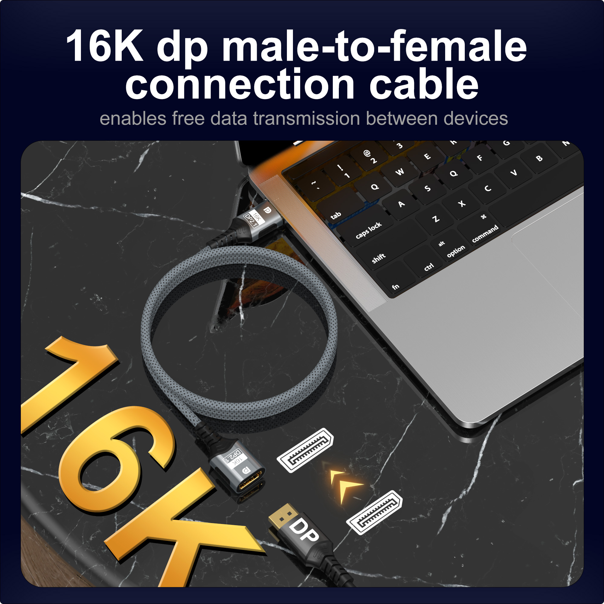 DisplayPort 2.1 Extension Cabl - High Refresh Monitor のレビューと価格
