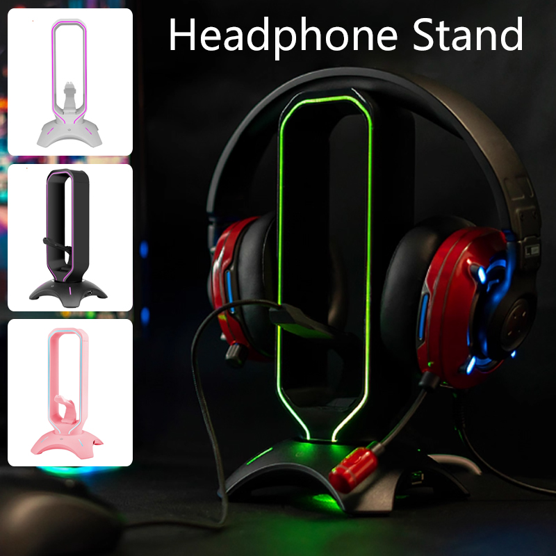 RGB Gaming Headphone Stand wit - Mouse Bungee Holder のレビューと価格