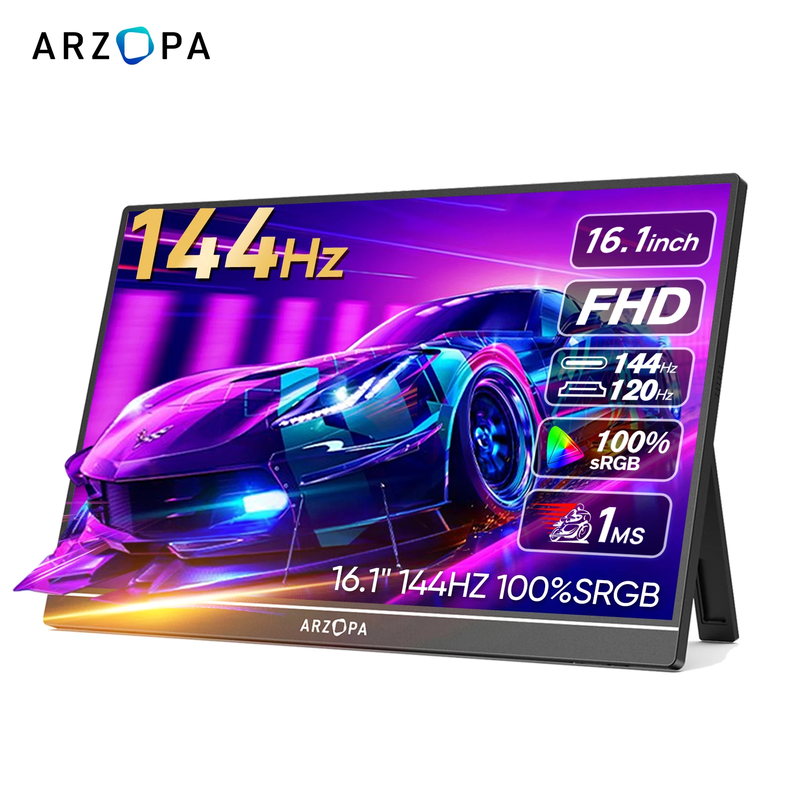 ARZOPA 16.1 Inch Portable Gami - High Refresh Monitor のレビューと価格