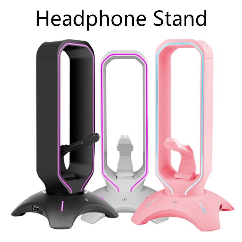 RGB Headset Stand with Mouse B - Mouse Bungee Holder のレビューと価格