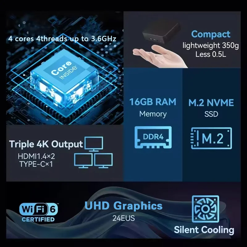 2026 Mini PC Intel Core i9 109 - Pc Gaming Compact のレビューと価格