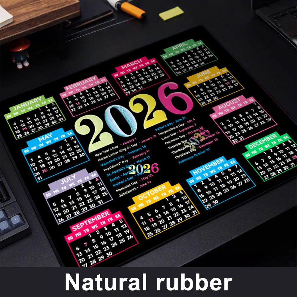 2026 Calendar Mouse Pad Waterp - Pc Gaming Desk のレビューと価格