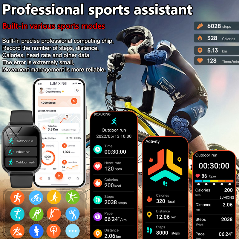 New Smartwatches 700 mAh Batte - High Refresh Monitor のレビューと価格