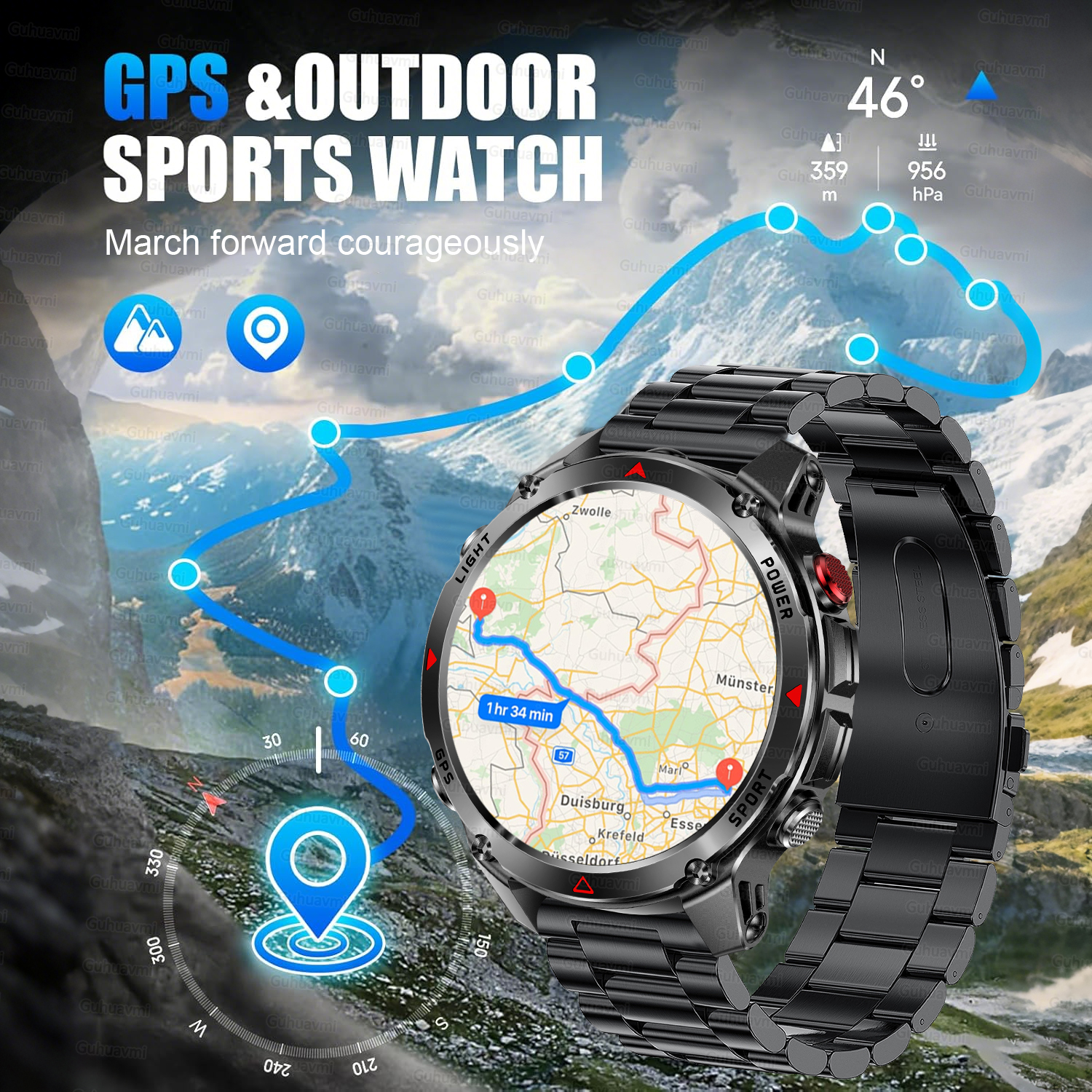 Adventure GPS SmartWatch Built - High Refresh Monitor のレビューと価格