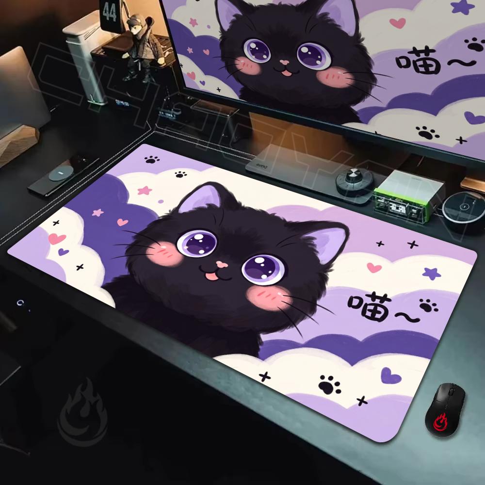 Cute clouds and cat Mouse Pad  - Pc Gaming Cloud Free のレビューと価格