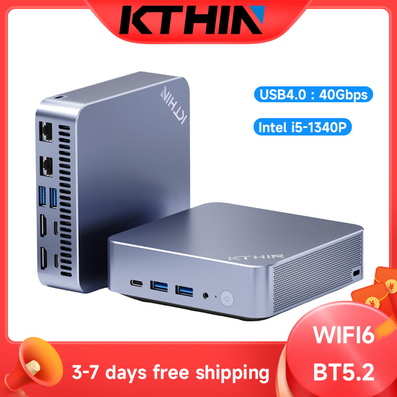 Mini PC Computer i5-1340P WIFI - Pc Gaming Compact のレビューと価格