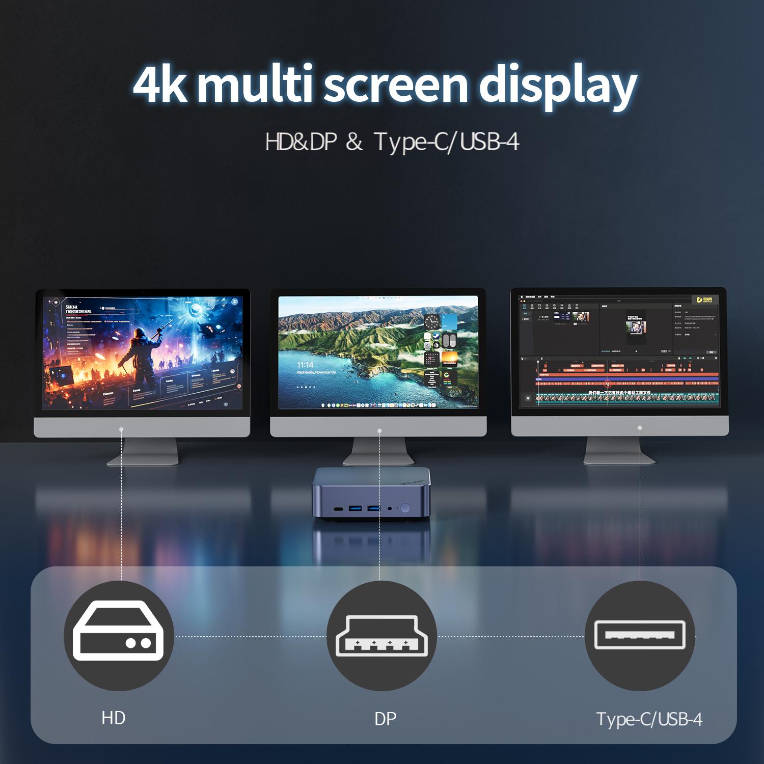 Mini PC Computer i5-1340P WIFI - Pc Gaming Compact のレビューと価格