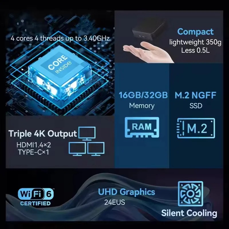 New Intel Core N150 Windows 11 - Pc Gaming Compact のレビューと価格