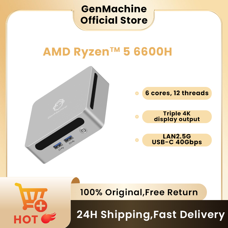 GenMachine Ryzen 6600H 6600U 6 - Pc Gaming Compact のレビューと価格