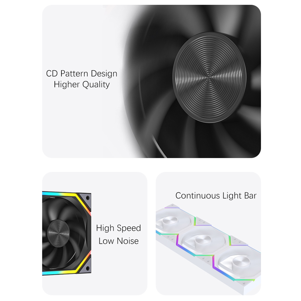 120mm ARGB Fan Infinity Mirror - Pc Gaming Custom のレビューと価格