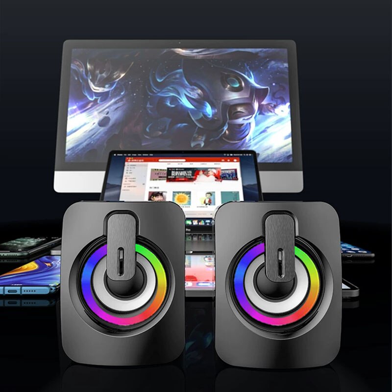 Mini Computer Speakers Volume  - Pc Gaming Compact のレビューと価格