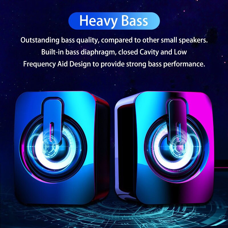 Mini Computer Speakers Volume  - Pc Gaming Compact のレビューと価格